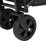 Load image into Gallery viewer, Black Mini Foldable Garden Festival Trolley Camping Folding Cart Wagon Truck Wheelbarrow
