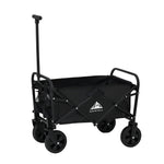 Load image into Gallery viewer, Black Mini Foldable Garden Festival Trolley Camping Folding Cart Wagon Truck Wheelbarrow
