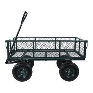 Green Heavy Duty Garden Trolley Camping Folding Cart Wagon Truck Wheelbarrow